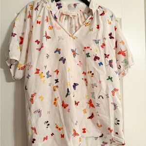 Sheridan French Butterfly Top